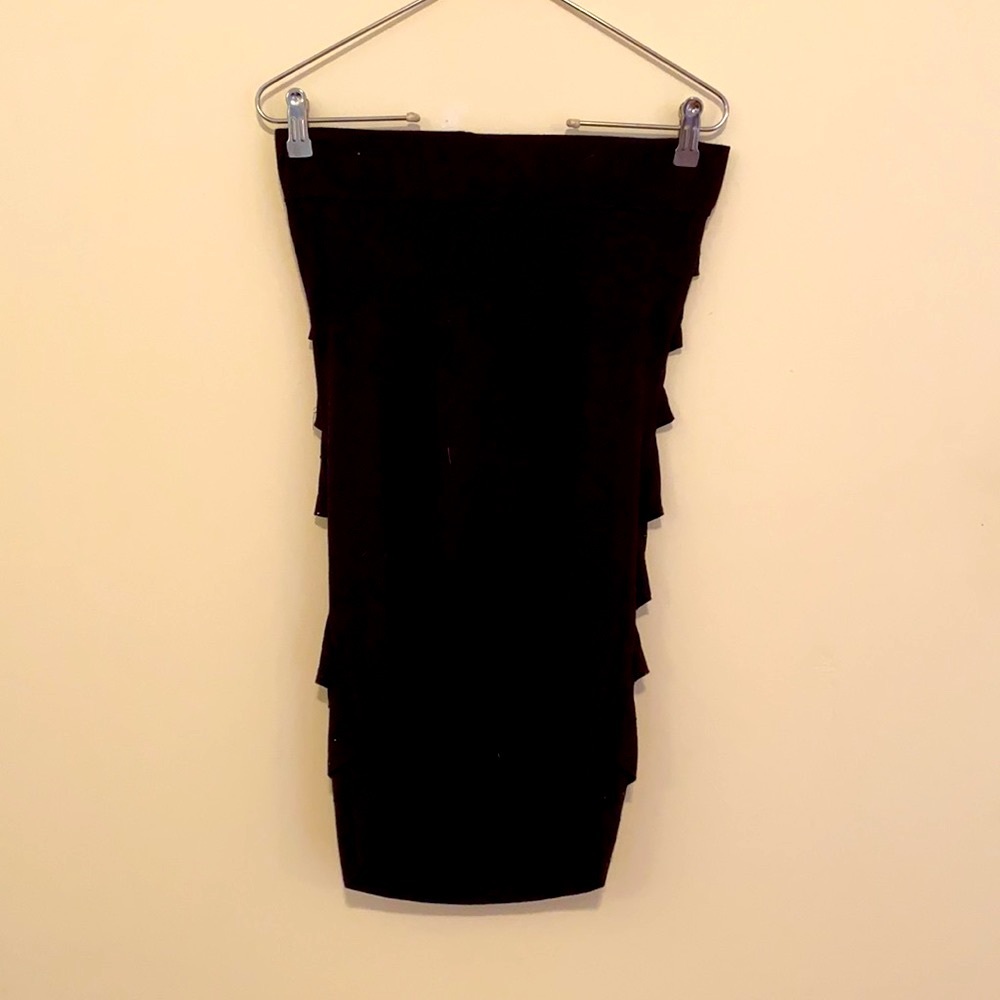 Black Strapless Dress - Picture 2 of 3